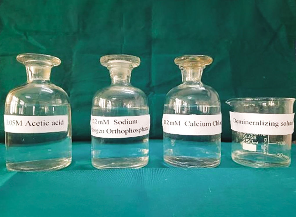 Effect of Liquorice Candies on Remineralization of Initial Enamel